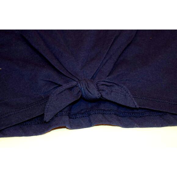 Carters Kid Girls Tank Blue Sz‎ 4 100% Cotton Graphic Tee Navy Pink Floral - Picture 4 of 6